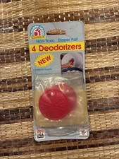 RARE Vintage Nursery Needs Baby Diaper Pail Deodorizer PINK Sanitoy 1992 90s USA