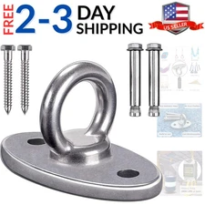 Ceiling Mount Cast Stainless Steel Swing Hanger Wall Anchor Hanging Sensory Y...