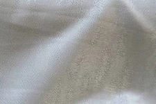 White Marisol Jacquard - Custom Tablecloths, Machine Washable