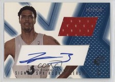 2001-02 SPx Signed SPx Rookie Jersey 169/250 Tyson Chandler (Blue) #110 Auto 2d0