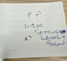 patek philippe Cal10-200 Setting Lever +screw New Old Stock 