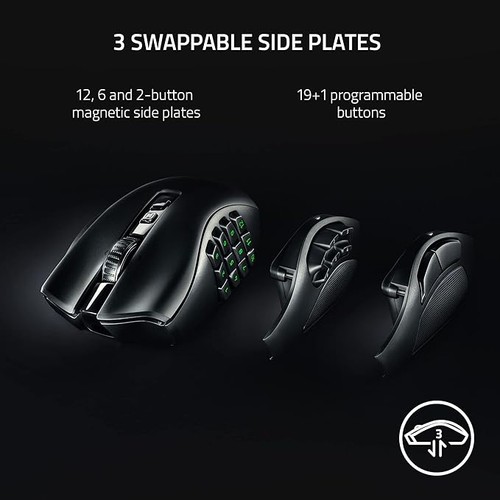 Razer Naga V2 Pro MMO Wireless Gaming Mouse with HyperScroll Pro Wheel - 第 2/7 張圖片