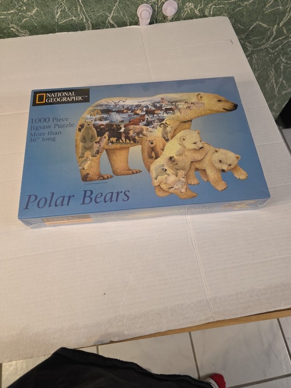 National Geographic Polar Bears 1000 Piece Jigsaw Puzzle Brand New