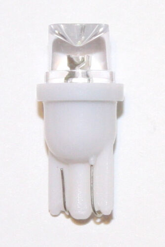 (10 Paquete) - Bombilla LED Cóncava de 6,3 Voltios 555 Base de Cuña (T10) Pinball - BLANCO FRESCO - Imagen 2 de 12