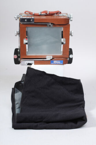 TACHIHARA HOPE 4X5 WOOD FIELD CAMERA W 96X99 COPAL #1 LENS BOARD - Picture 9 of 9