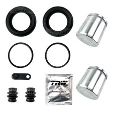 Front Brake Caliper Pistons + Repair Seals Kit Land Range Rover Sport LR3