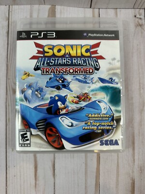 Sonic & All-Stars Racing Transformed (Sony PlayStation 3, 2012) PS3 Video Game