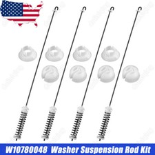 4 Pcs W10780048 Washer Suspension Rod Kit For Whirlpool Kenmore Washing Machine