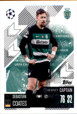 Match Attax CL 24/25 Champions League 2024/2025 274 Sebastian Coates Captain