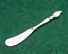 Silver Swirl by Wallace Sterling Silver individual Paddle Butter 6 1/8"
