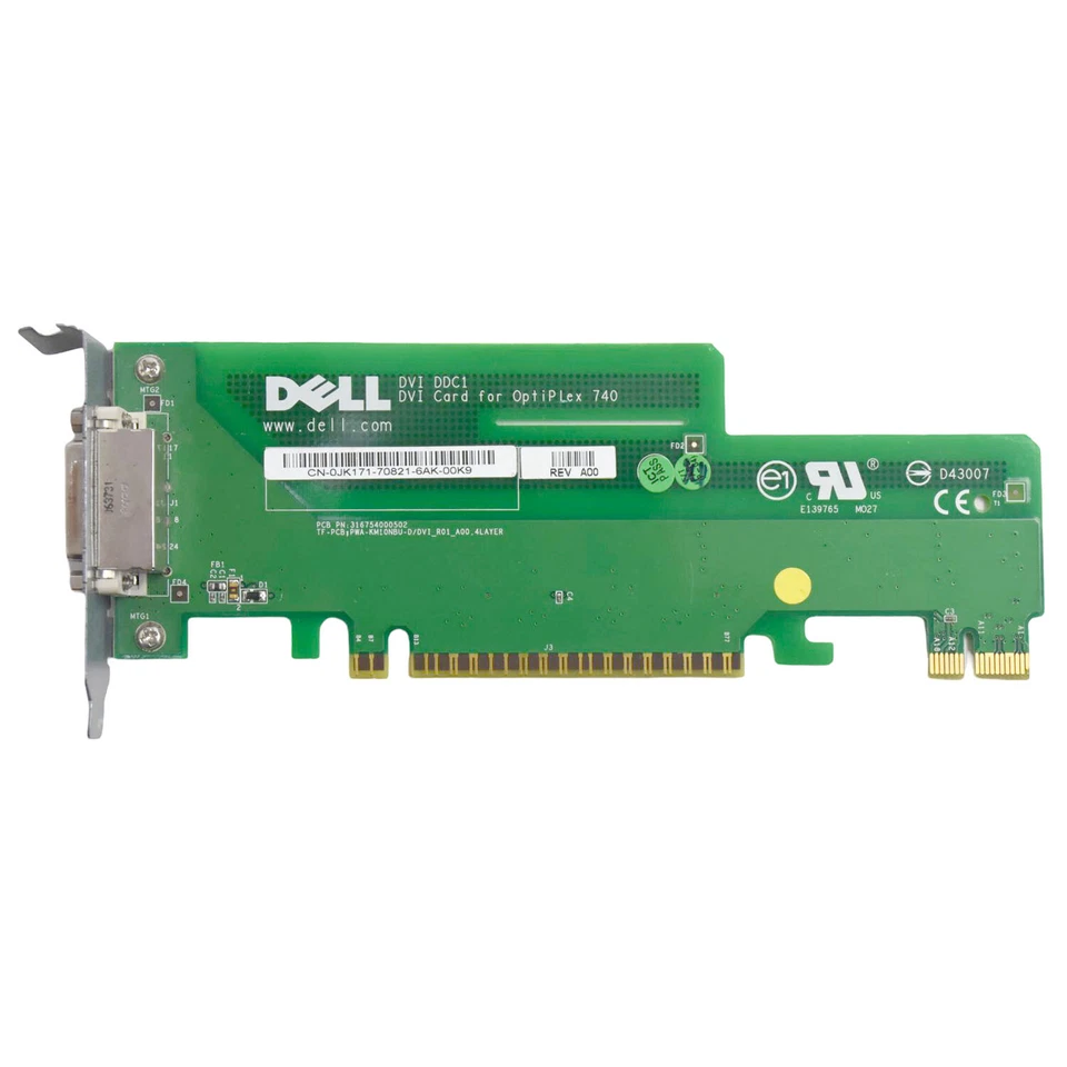 Dell OptiPlex 740 Graphics Card - 256MB DDR2 PCIe DVI VGA ATI DirectX 9 JK171 - Image 4 of 4