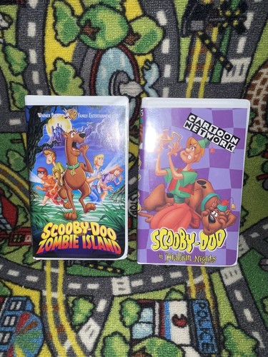 Lot Of 2 Scooby Doo VHS Scooby Doo Zombie Island &Scooby-Doo and Arabian Nights