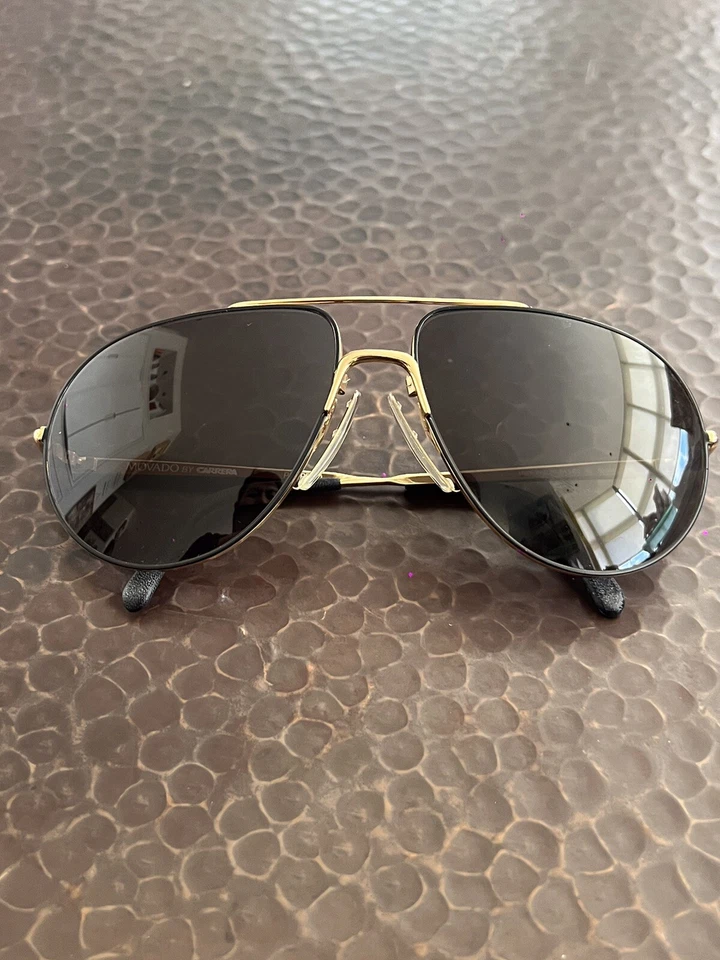 Gafas de sol unisex vintage Movado By Carrera 5450-49 60--15 130 hechas en Austria Foto 2 de 4