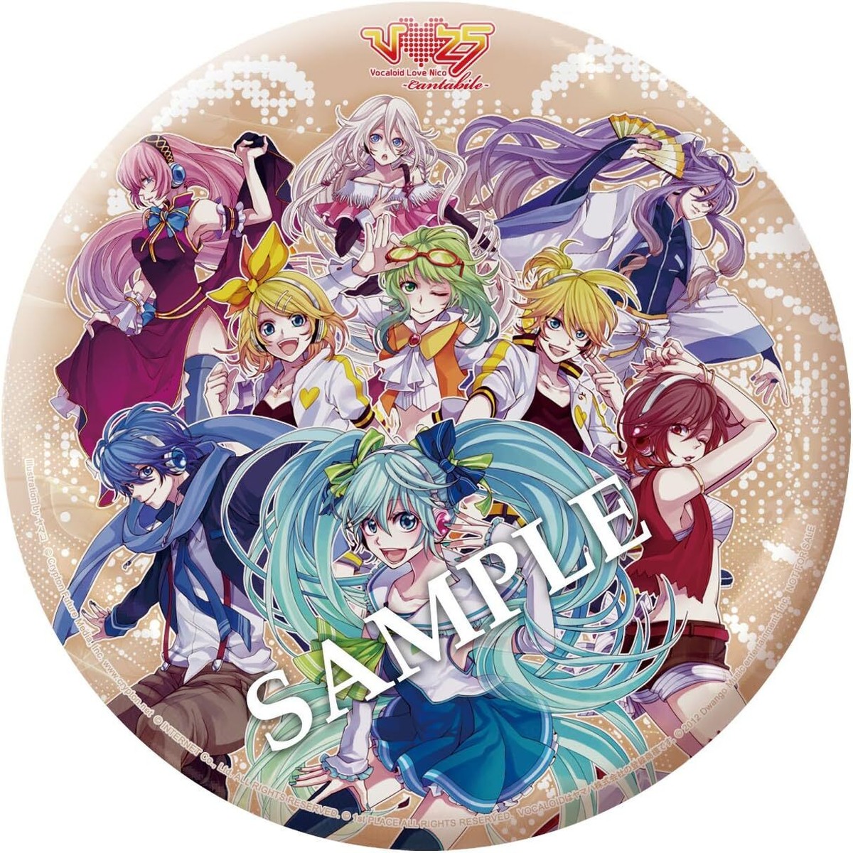 Vocaloid V love 25 Vocaloid Love Nico 2012 Album CD w/Badges New