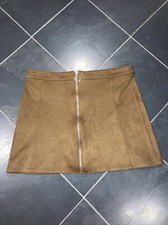 Jennyfer Suede Look Miniskirt Size L