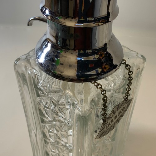 Vintage Chrome Liquor Caddy Locker Carrier Decanter w/ Pumps Scotch Bourbon Rye - Picture 17 of 24