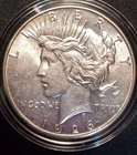 1926-S PEACE SILVER DOLLAR BU/UNC proof like condition in protective coin case