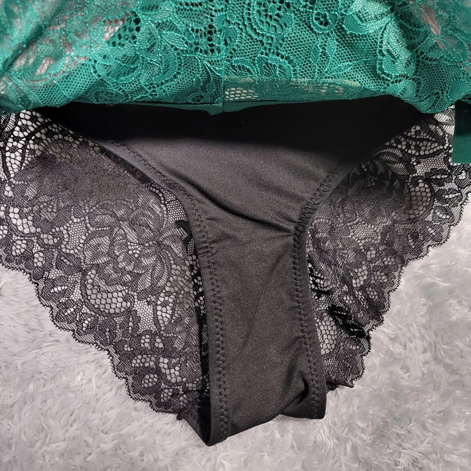 Bragas Jessica Simpson para mujer pequeñas a cuadros lisas vacaciones 3pk coquetas calce descarado Foto 3 de 4