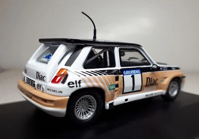 RENAULT 5 TURBO MAXI #1 RALLY DEL VAR 1986 ELIGOR HACHETTE 1/43 CHATRIOT PERIN - Immagine 4 di 4