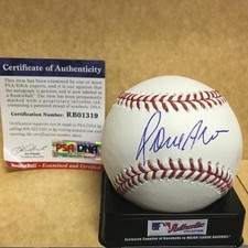 DOMINGO ACEVEDO NEW YORK YANKEES ROOKIE BALL M.L. SIGNED BASEBALL PSA RB01319