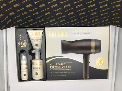 Hot Tool Pro Artist Gold Collection - Quietair, Fast, Powerful Dryer + Hair Set