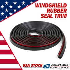 Car Windshield Roof Seal Noise Insulation Rubber Strip Moldings Trims Adhesive