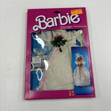 Vintage Barbie Romantic Wedding Fashion Ivory #3102 New NRFP 1986 Mattel, Inc.