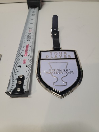 NBC Golf Tour Players Golf Bag Metal Players Tour Tag - Picture 2 of 5