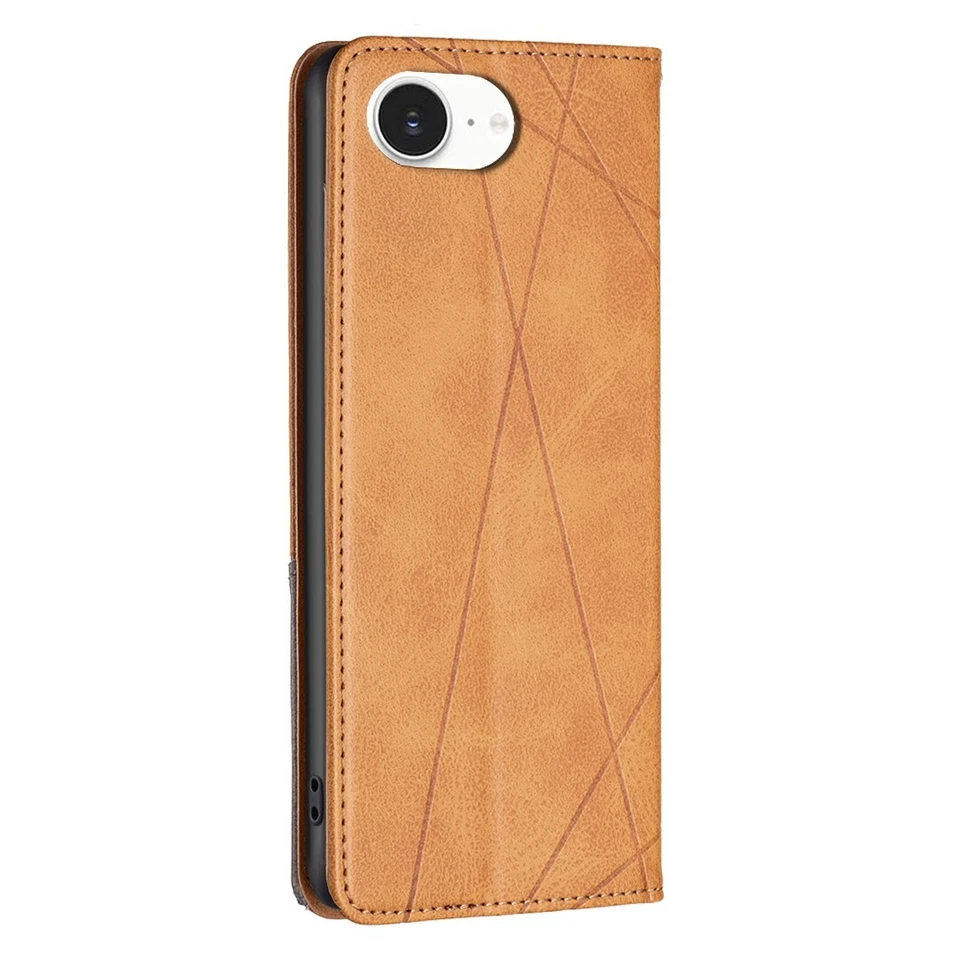 For iPhone 16/16e 15 14 Plus 13 12 11 Pro Max Prismatic Pattern Flip Wallet Case - Image 4 of 4