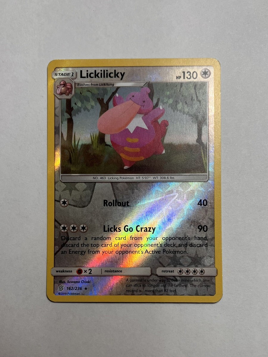 Pokemon TCG Unified Minds M/NM Reverse Holo Lickilicky 162/236