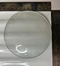 Vintage Bevelled Circular Convex Clock glass - 125mm - clockmakers spares