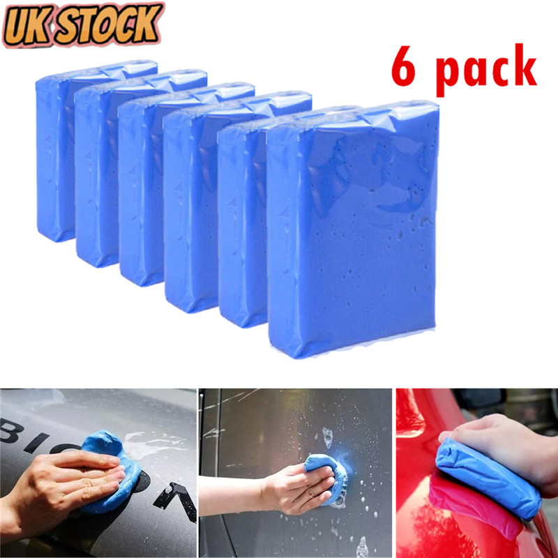 6x Premium Detailing Car Clay Bar Wash Cleaner Sludge Remove Magic Mud Stick