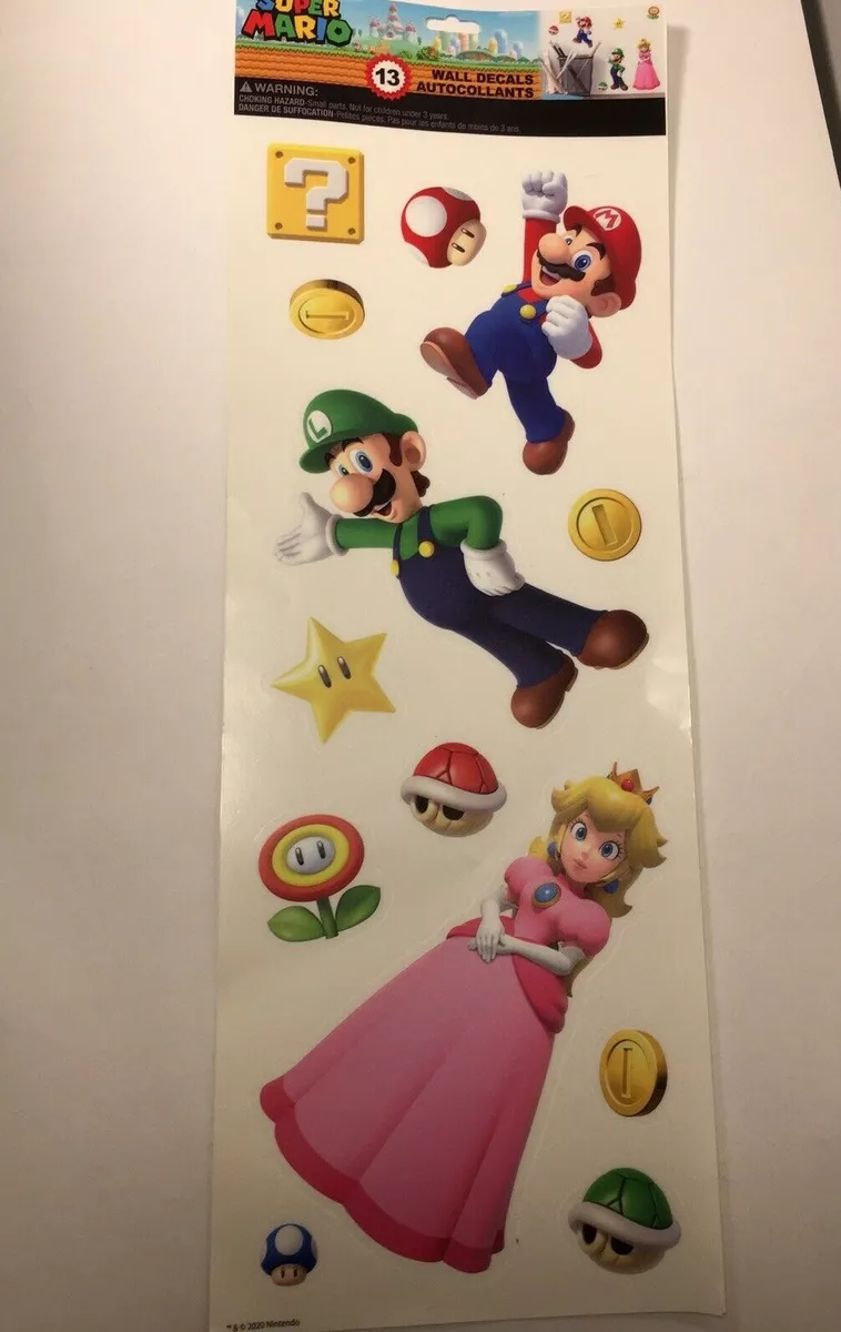 PRINCESS PEACH Vinyl Decal from Super Mario Bros. Choose a Character  Stickers Paper Peach, Super Mario Bros. 2