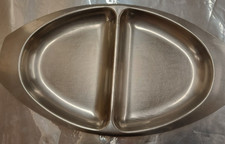 2 compartment serving/ dip tray