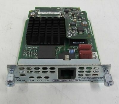 Cisco EHWIC-VA-DSL-A Multimode VDSL2 and ADSL2/2+ High-Speed WAN Interface