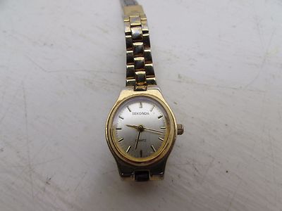 Vintage Damen Sekonda Quarz Dress Watch Größenverstellbares Armband