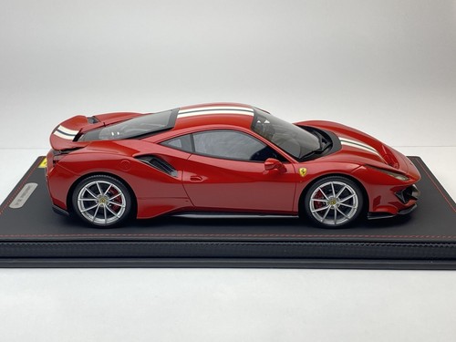 BBR 1/18 P18145A3 FERRARI 488 Pista 2018 (MR D&G AUTOART CMC HH AMALGAM VIP IVY) - Foto 8 di 16