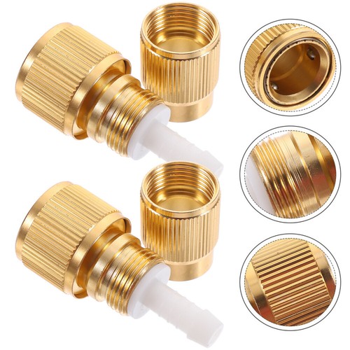 2PCS Quick Connect Water Hose Joint Adaptor for High Pressure Wash - Foto 10 di 12