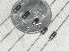 FIVE 5 1N5223B 2.7 VOLT 2.7V ZENER DIODE DO35 500MW .5W 1/2 WATT 5 1N5223 USA