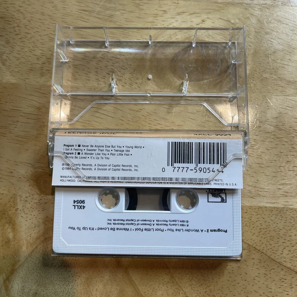 Ricky Nelson Teenage Idol Cassette Tape 1984 - Image 2 of 2
