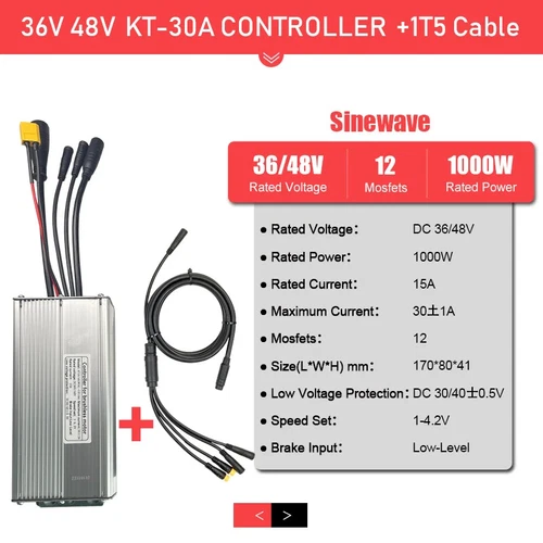 36V 250W 350W 48V 500W 750W 1000W 1500W Wasserdicht Brushless E-Bike Controller - Bild 41 von 45