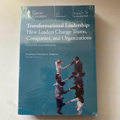 New - Transformational Leadership How Leaders Change Teams 12 Disc Set Guidebook
