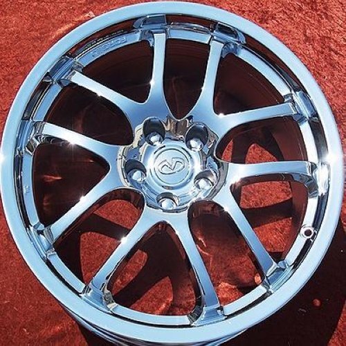 SET OF 4 CHROME 19" RAYS OEM WHEELS FOR INFINITI G35 M45 M35