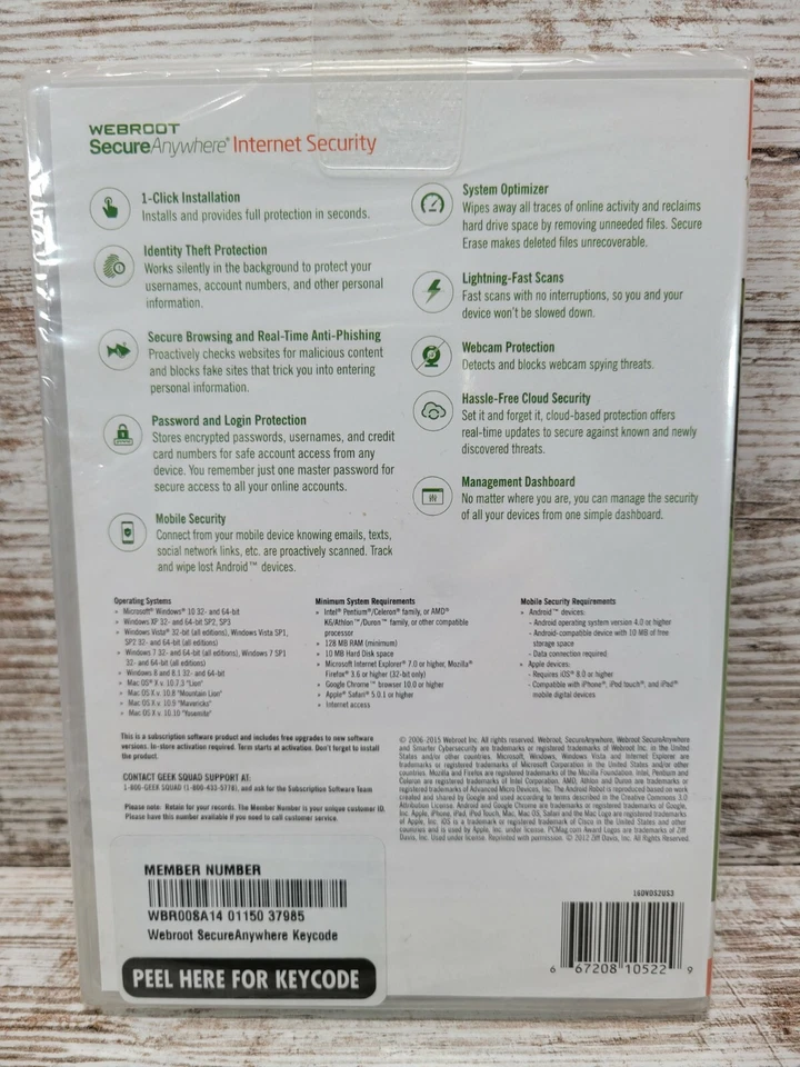 Nuevo Webroot SecureAnywhere Internet SecureAnywhere y dispositivos antivirus Windows y Mac 3 Foto 2 de 4