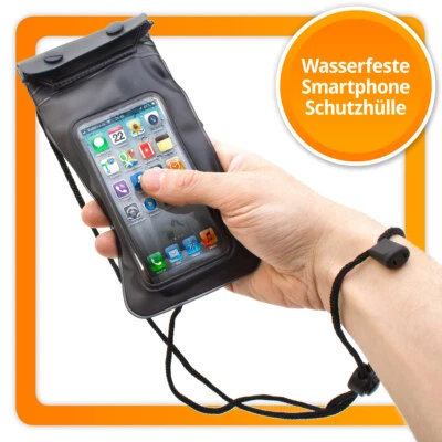 Handy Hülle Smartphone Schutzhülle Tasche Case Wasserdicht Universal Unterwasser - Bild 1 von 4