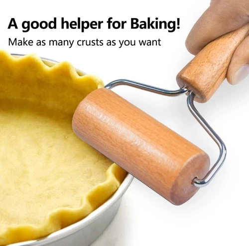 Teig Pizza Bäcker Roller Set für Zuhause Küche Backen Kochen (9,5 cm/3,74 Zoll) - Bild 4 von 6