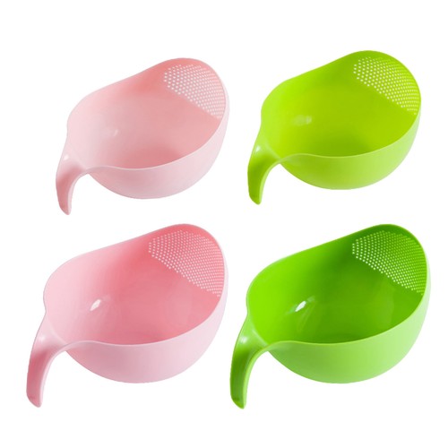 Multi Use Rice Washing Bowl Vegetable Fruit Strainer Bowl Rice Washer Basket - Picture 3 of 16