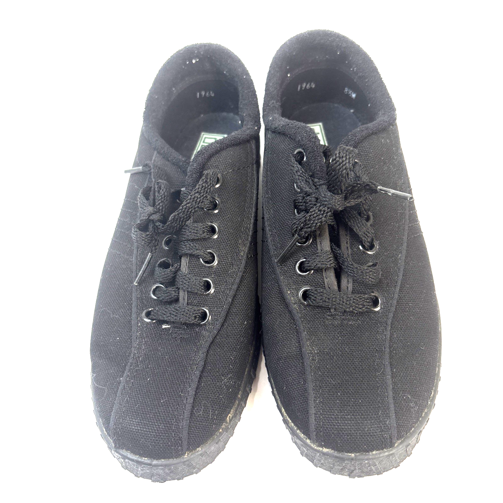 SAOLA Doc's scarpe nere in tela donna 8 5 sneaker minimalista suola nera