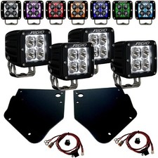 Rigid Radiance+ Pod RGBW LED Fog Lights Kit M...