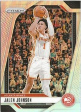 2024-25 Panini Prizm Jalen Johnson Silver Prizm SP #120 Atlanta Hawks
